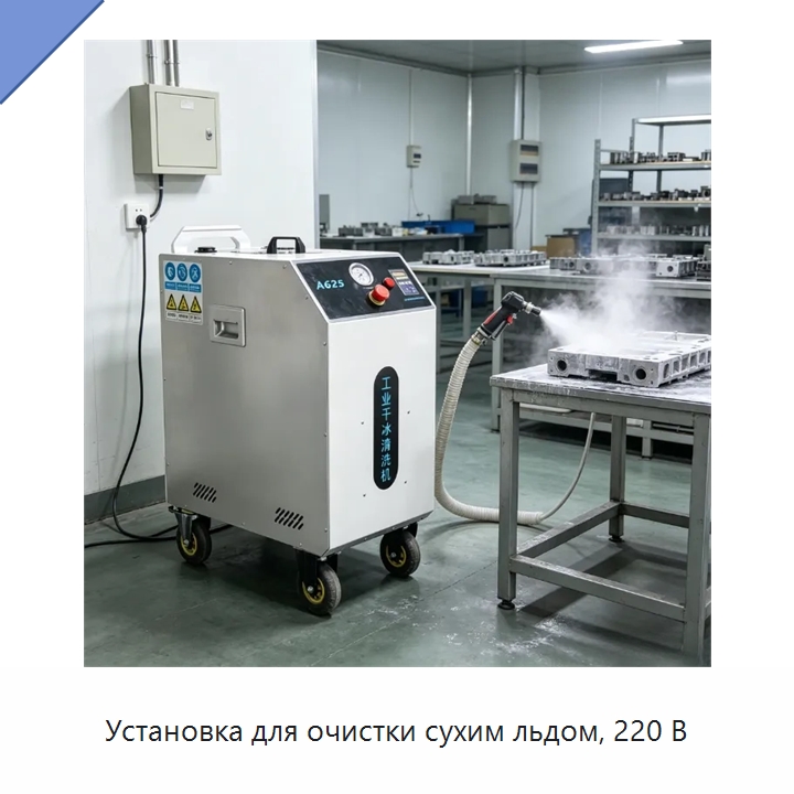 Установка для очистки сухим льдом, 220 В — Специальное уборочное оборудование