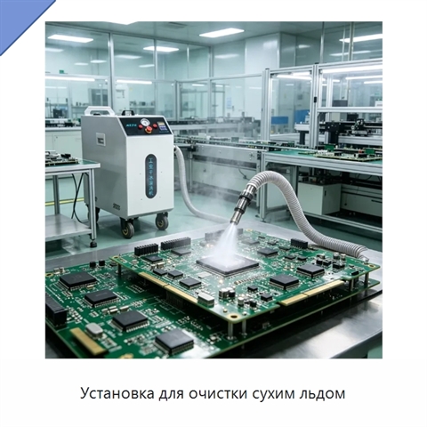 Установка для очистки сухим льдом