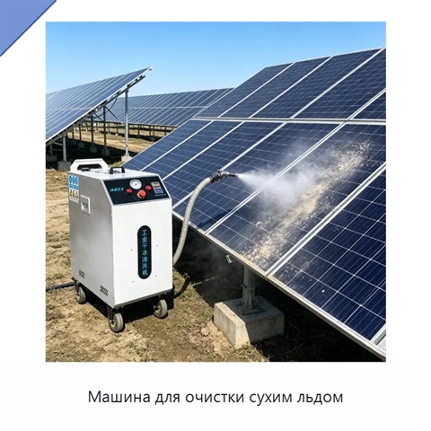 Машина для очистки сухим льдом