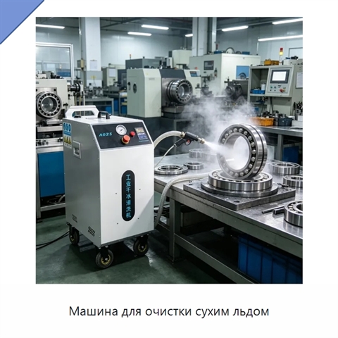 Машина для очистки сухим льдом