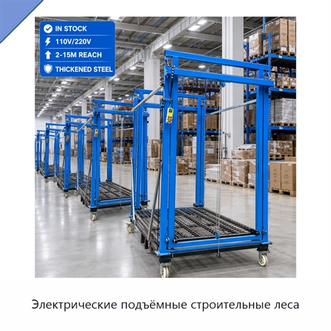 Электрические подъёмные строительные леса