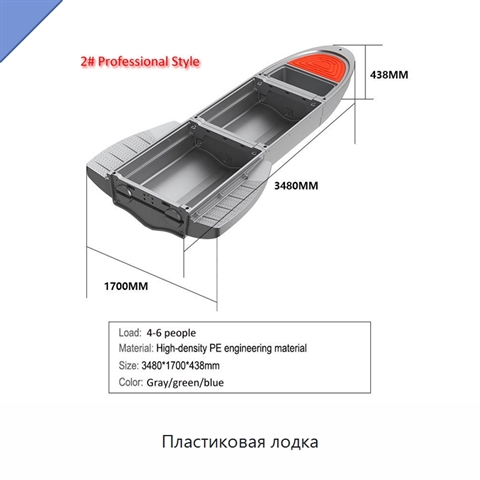 Пластиковая лодка
