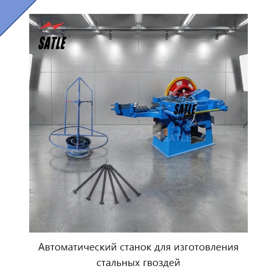 Автоматический станок для изготовления стальных гвоздей — Гвоздильные автоматы