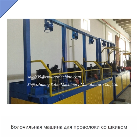 Волочильная машина для проволоки со шкивом