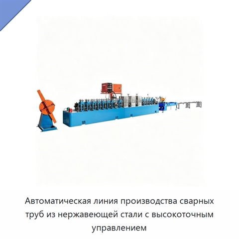 Автоматическая линия производства сварных труб из нержавеющей стали с высокоточным управлением