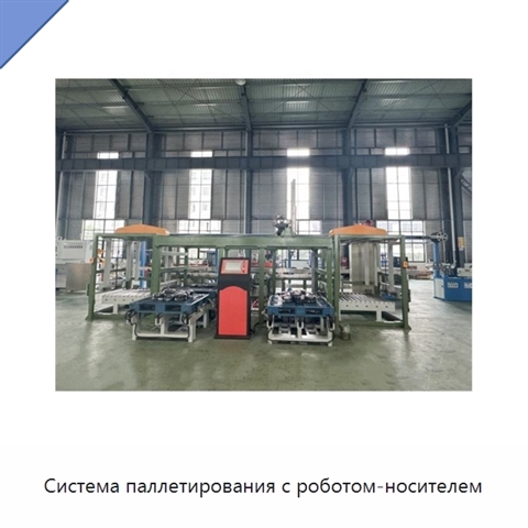 Система паллетирования с роботом-носителем