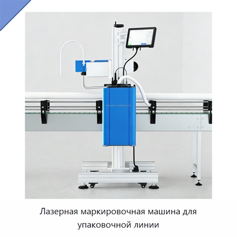 Лазерная маркировочная машина для упаковочной линии