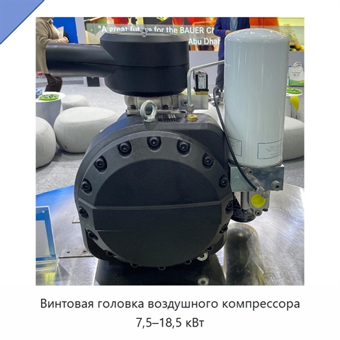 Винтовая головка воздушного компрессора 7,5–18,5 кВт