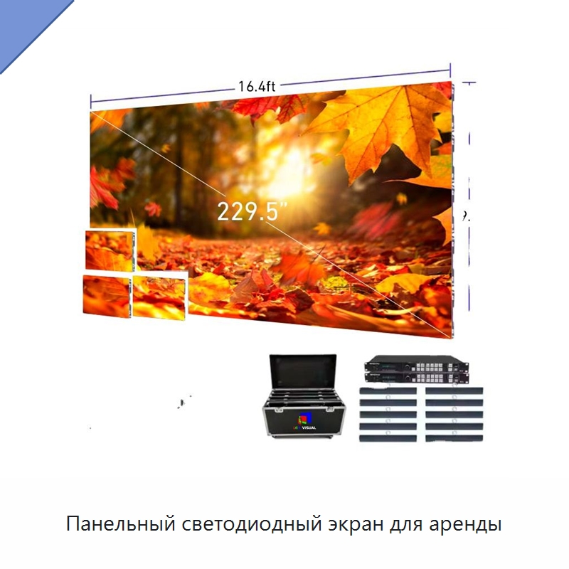 Панельный светодиодный экран для аренды — Цифровые информационные табло и дисплеи