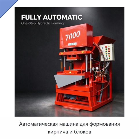 Автоматическая машина для формования кирпича и блоков