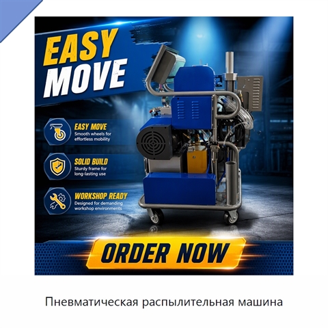 Пневматическая распылительная машина