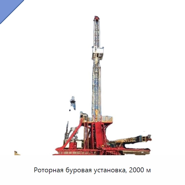 Роторная буровая установка, 2000 м — Нефтепромысловое оборудование