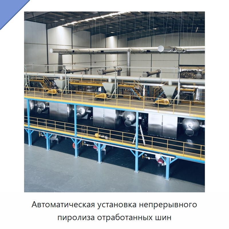 Автоматическая установка непрерывного пиролиза отработанных шин — Оборудование для переработки резины