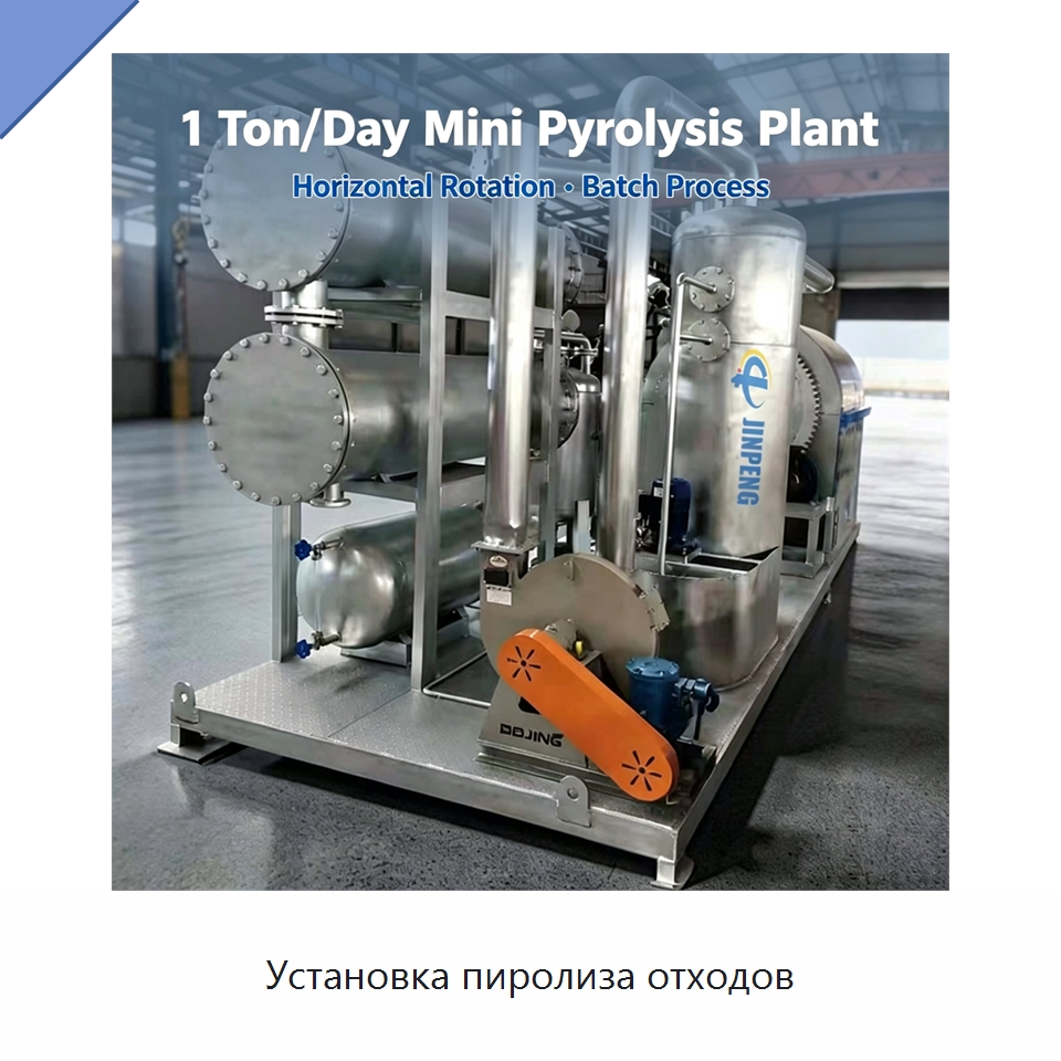 Установка пиролиза отходов — Оборудование для переработки резины