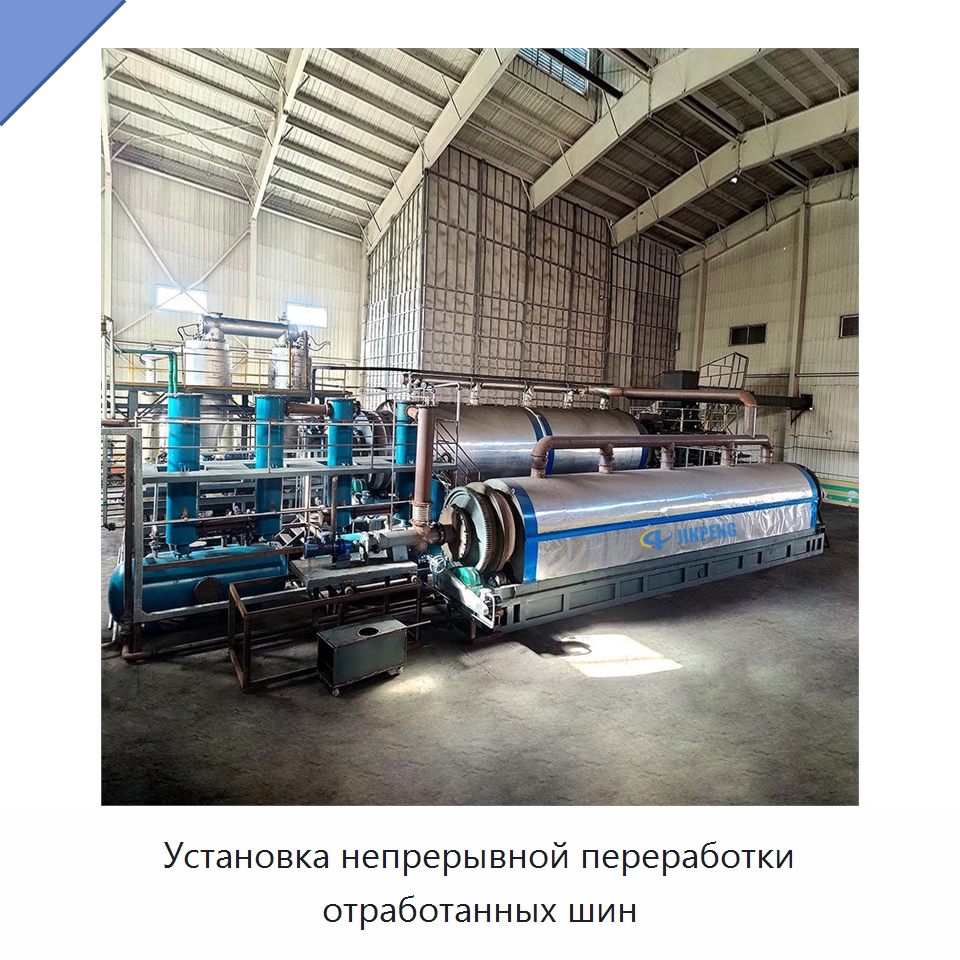 Установка непрерывной переработки отработанных шин — Оборудование для переработки резины