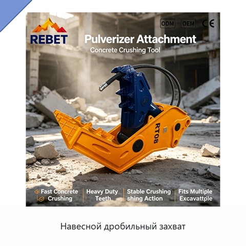 Навесной дробильный захват