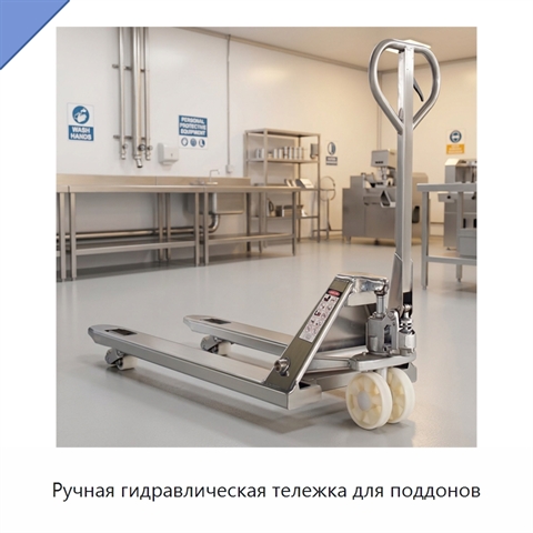 Ручная гидравлическая тележка для поддонов
